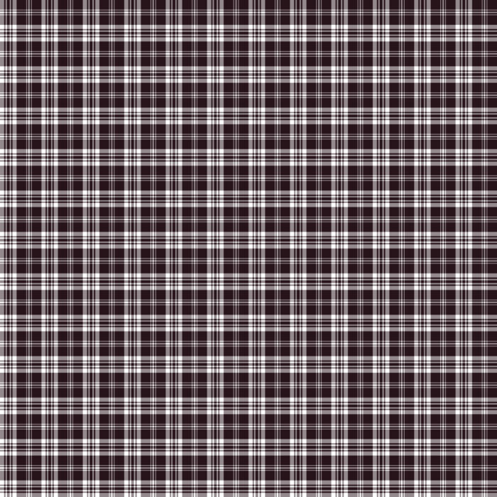 Tissu Imprimé Tartan Boho 56 Noir, 10 tissus au choix