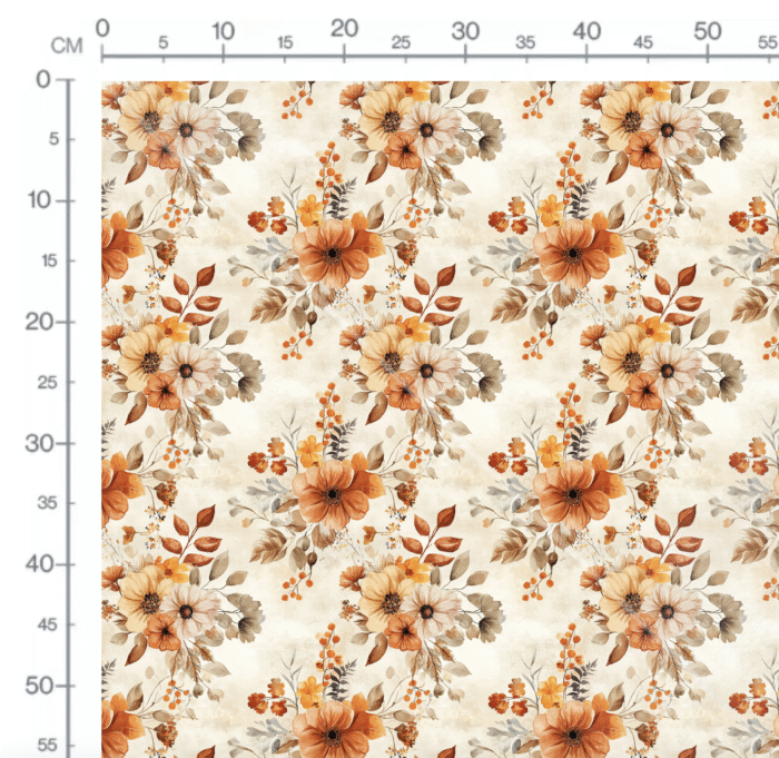 Tissu Fleurs d'Automne Beauté, 11 tissus au choix – Image 2