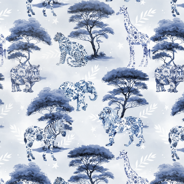 Tissu Inspiration Toile de Jouy Savane, 11 tissus au choix