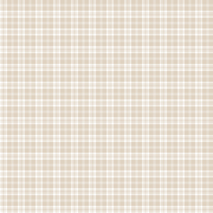 Tissu Imprimé Tartan Boho 18 Beige, 10 tissus au choix