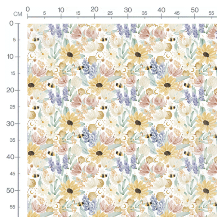 Tissu Imprimé Fleurs d'Été Vintage, 11 tissus au choix – Image 2