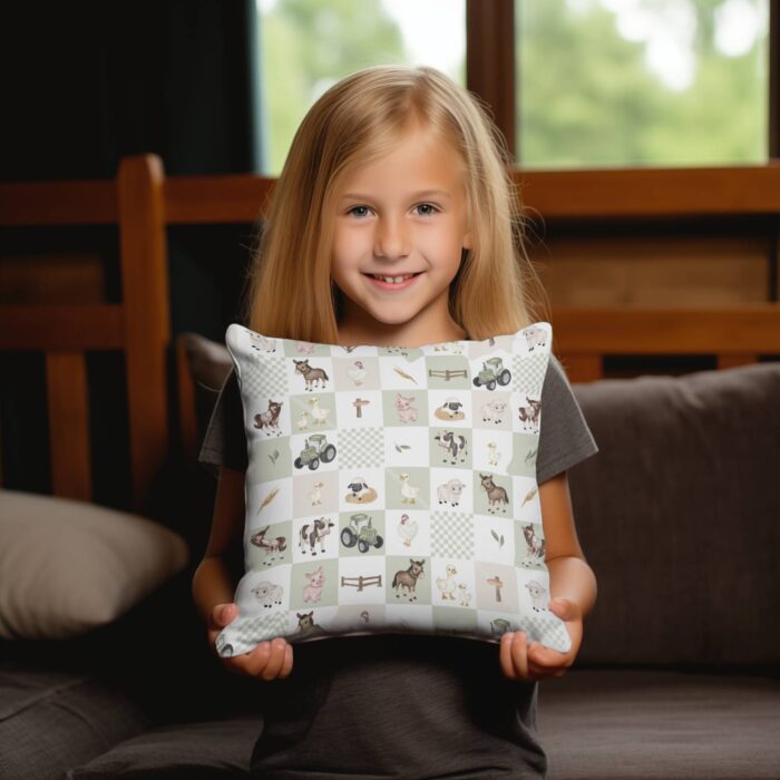 Tissu Imprimé Animaux de la Ferme Patchwork, 10 tissus au choix – Image 3