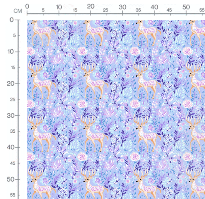 Tissu Imprimé Noel Renne Violet Fleurs, 11 tissus au choix – Image 2