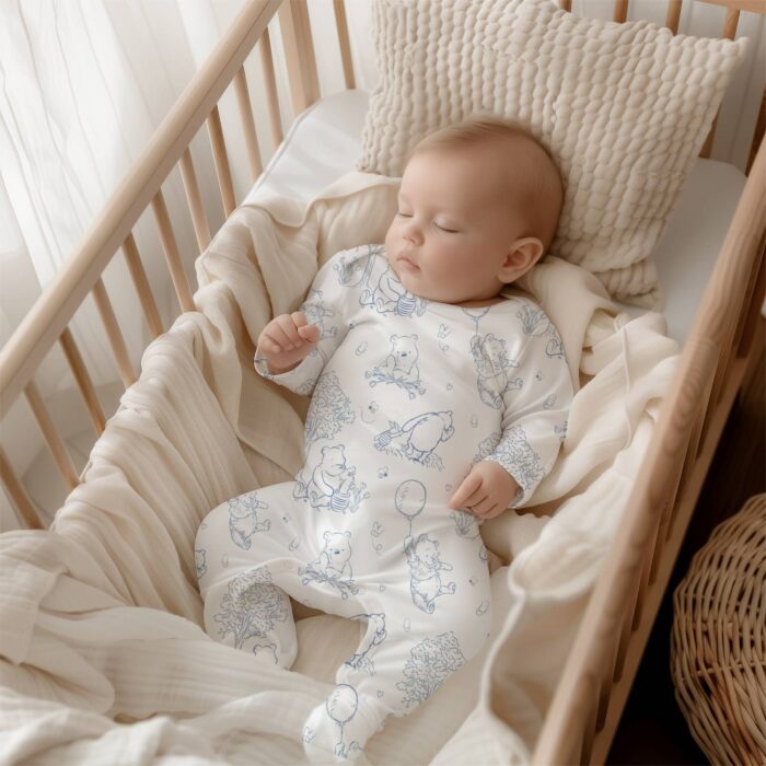 Tissu Exclusif Ourson Vintage Toile de Jouy, 10 tissus au choix – Image 3