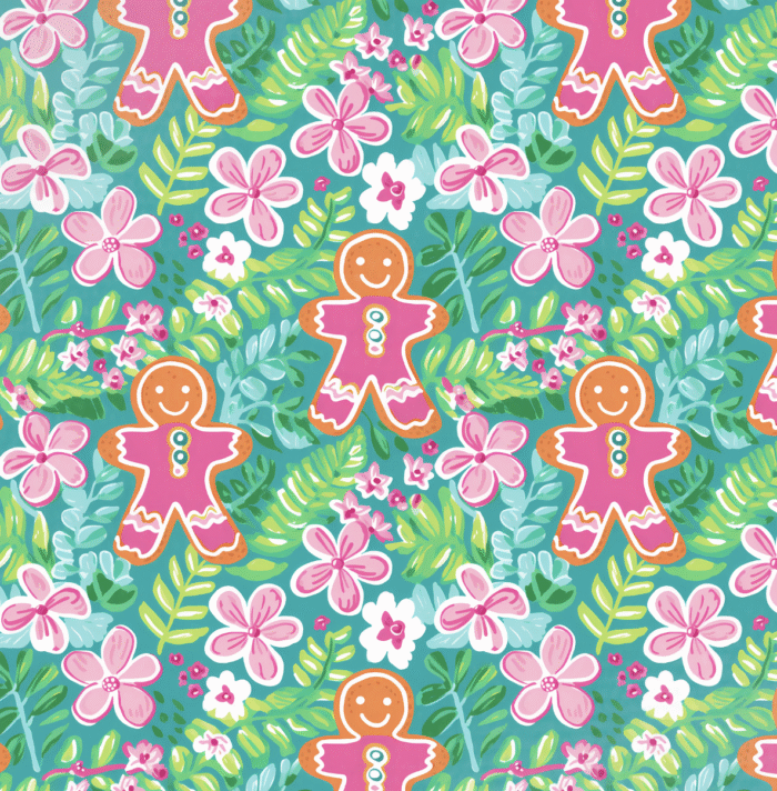 Tissu Imprimé Biscuits de Noel Preppy, 11 tissus au choix