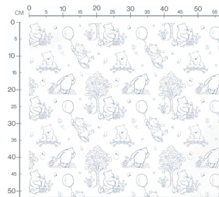 Tissu Exclusif Ourson Vintage Toile de Jouy, 10 tissus au choix – Image 2