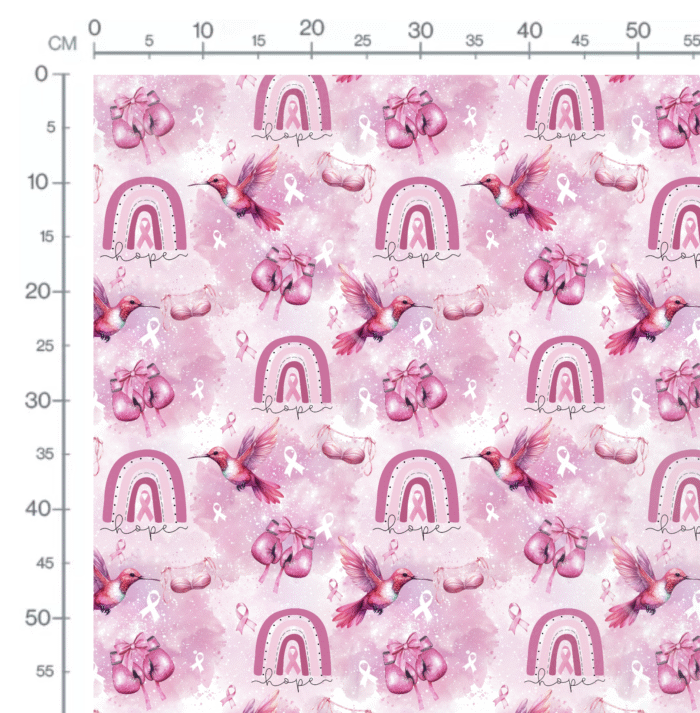 Tissu Imprimé Octobre Rose, 10 tissus au choix – Image 2