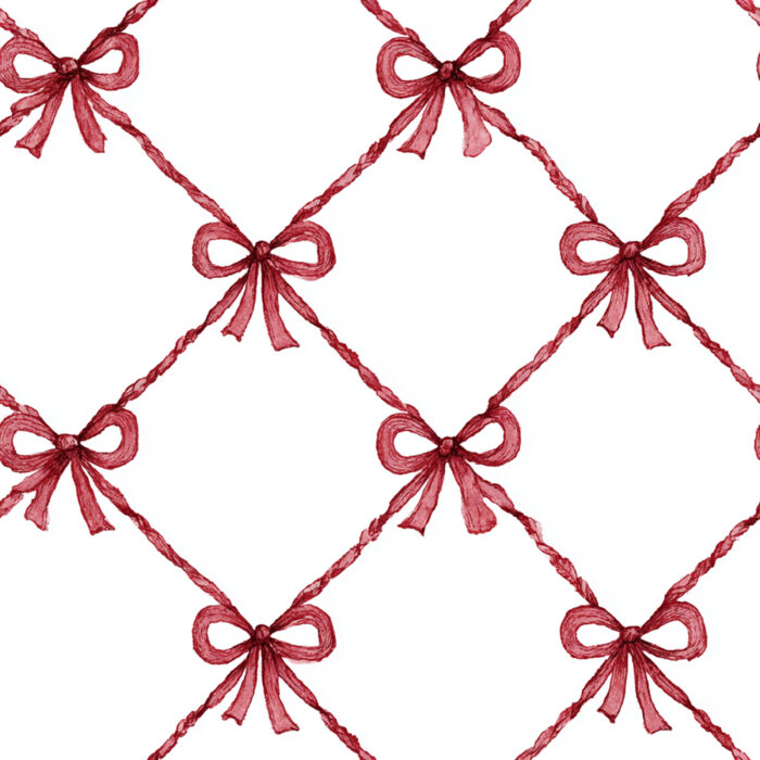 Tissu Imprimé Poésie Noeud Papillon Rouge, 10 tissus au choix