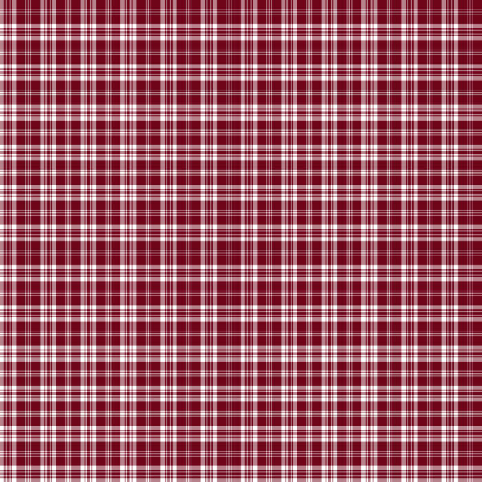 Tissu Imprimé Tartan Boho 54 Rouge Vin, 10 tissus au choix