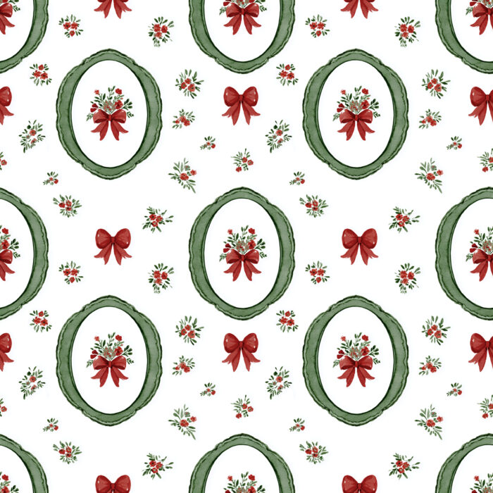 Tissu Imprimé Noel Poésie Elegance, 10 tissus au choix
