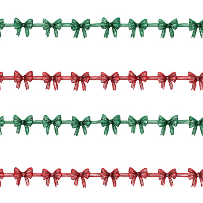 Tissu Imprimé Noel Poésie Noeud Papillon, 10 tissus au choix