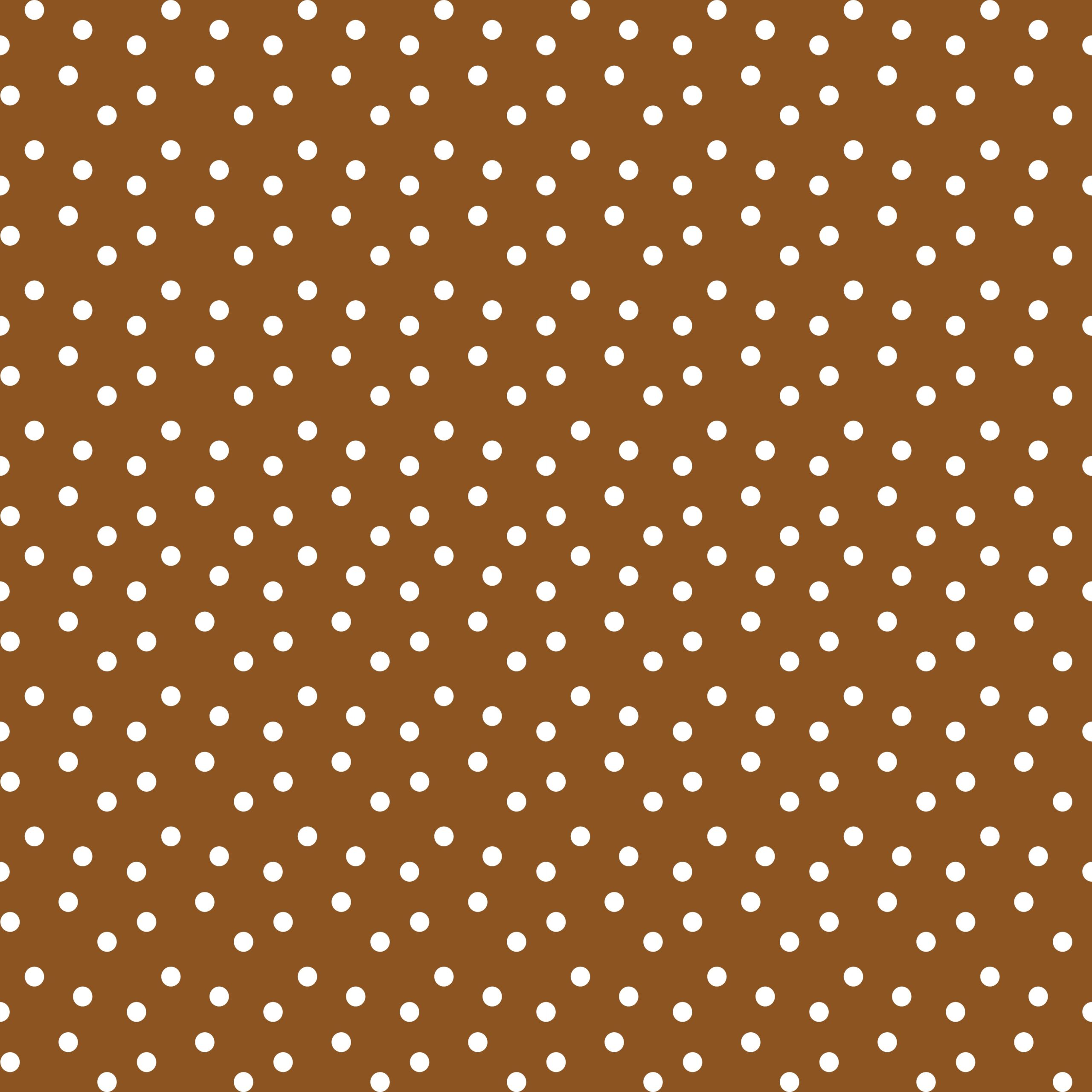 Tissu Imprimé Pois Chocolat au Lait, 11 tissus au choix