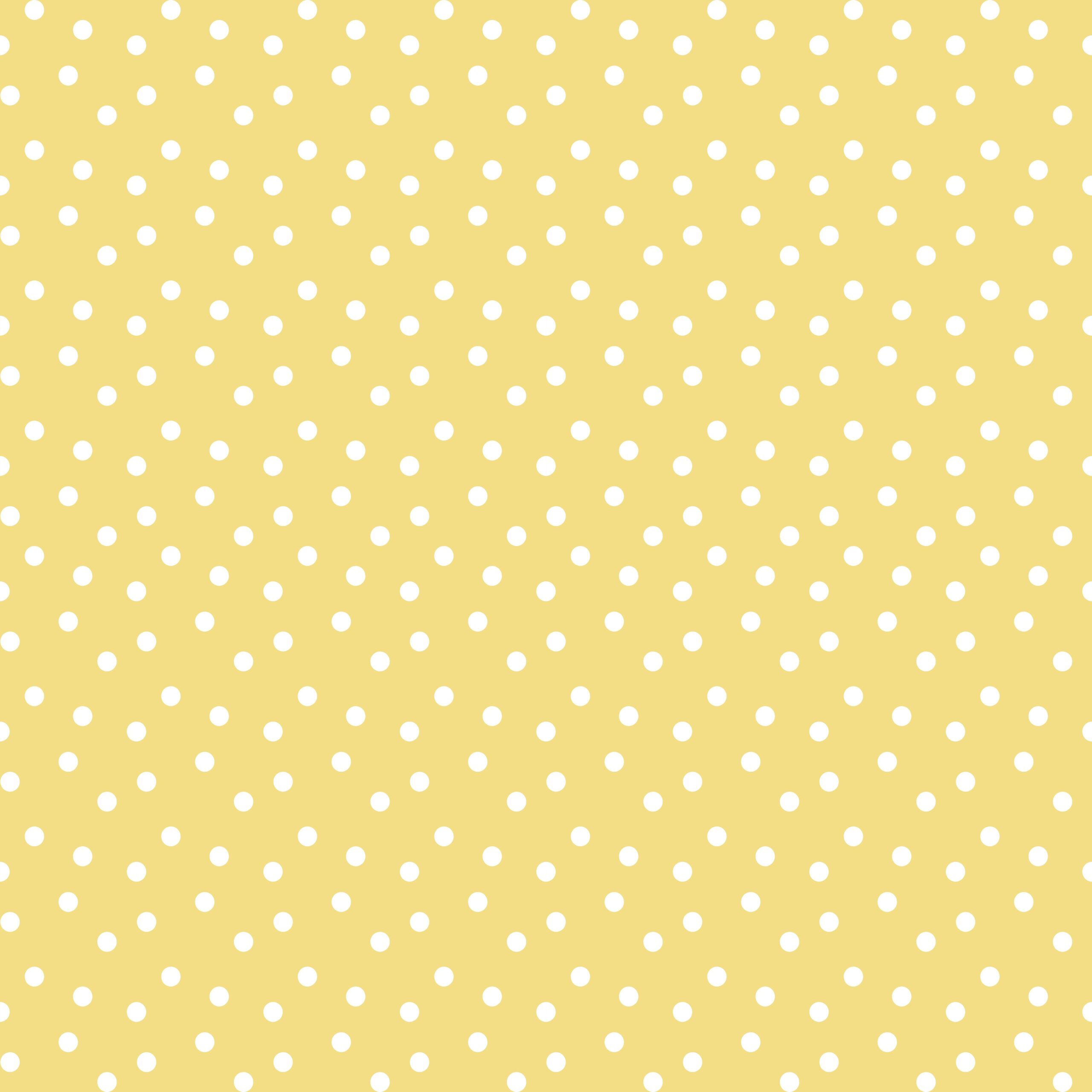 Tissu Imprimé Pois Jaune, 11 tissus au choix