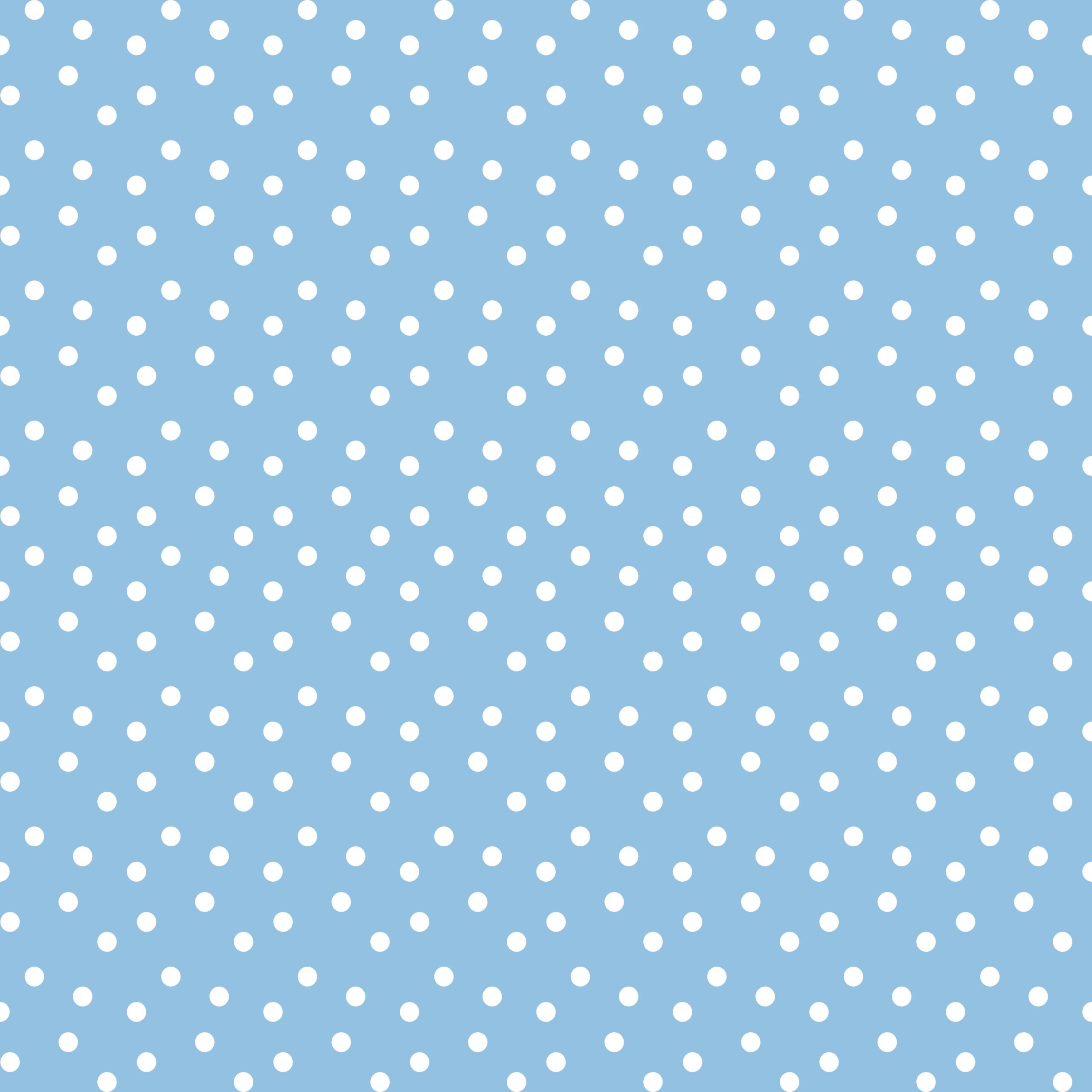 Tissu Imprimé Pois Bleu Ciel, 11 tissus au choix