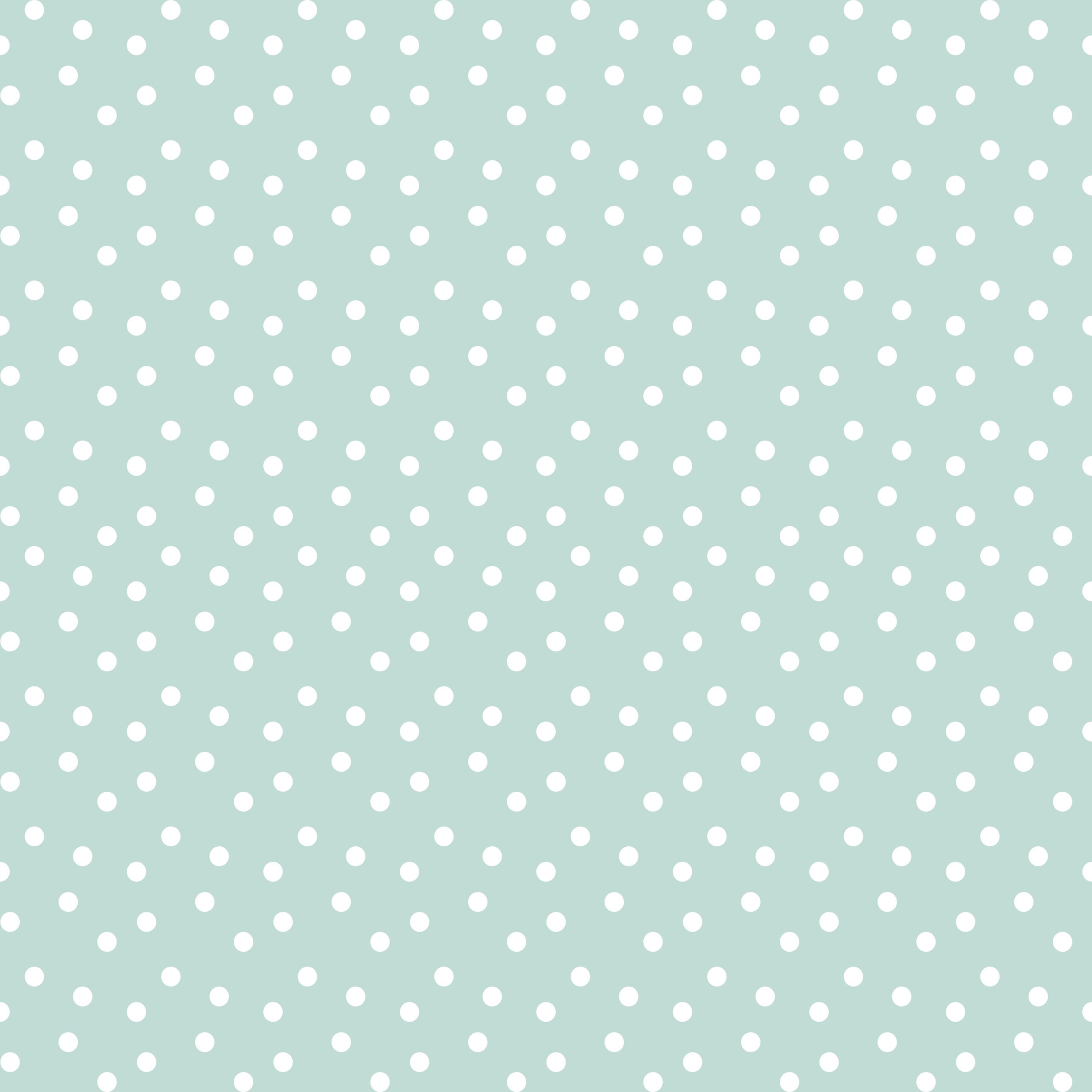 Tissu Imprimé Pois Vert Pastel, 11 tissus au choix