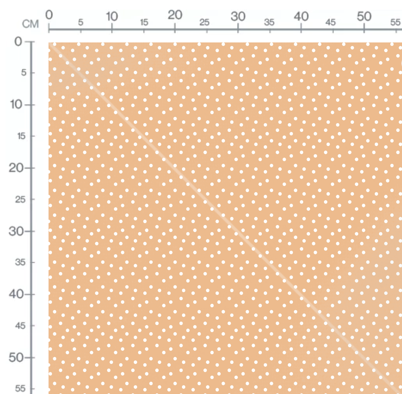 Tissu Imprimé Pois Orange Clementine, 11 tissus au choix – Image 2