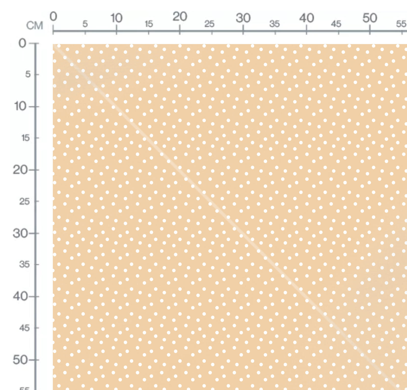 Tissu Imprimé Pois Orange Pastel, 11 tissus au choix – Image 2