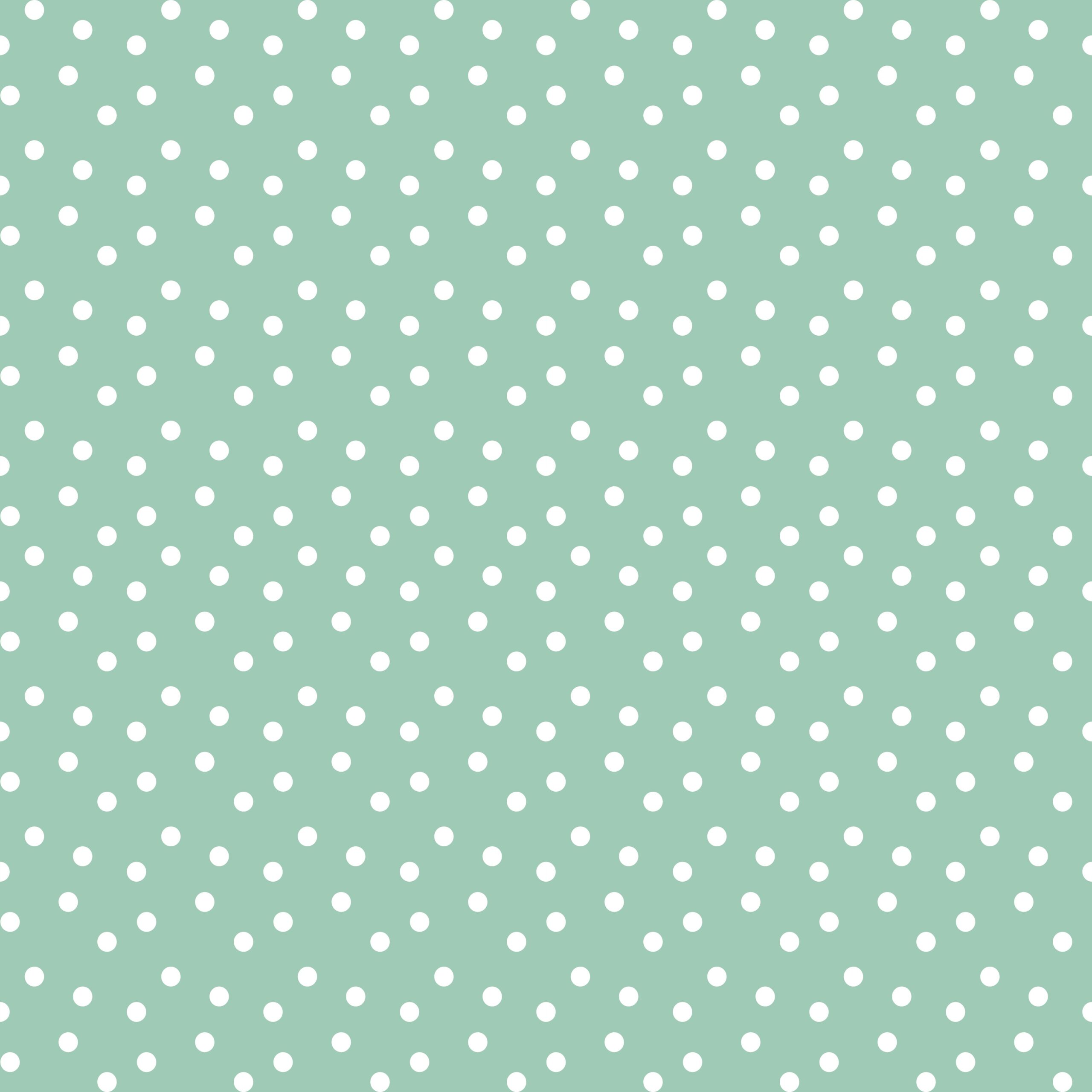 Tissu Imprimé Pois Vert d'Eau, 11 tissus au choix