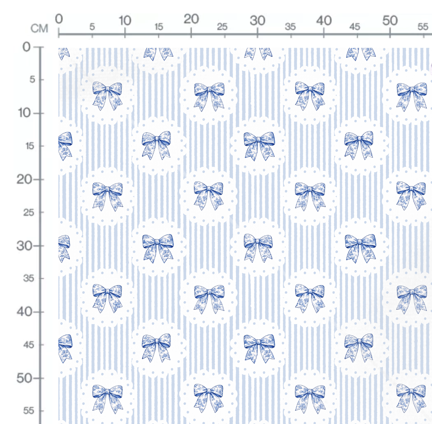 Tissu Imprimé Toile de Jouy Noeud Médaillon, 11 tissus au choix – Image 2