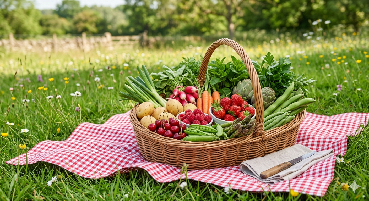 JUIN: Fruits et légumes de saison
