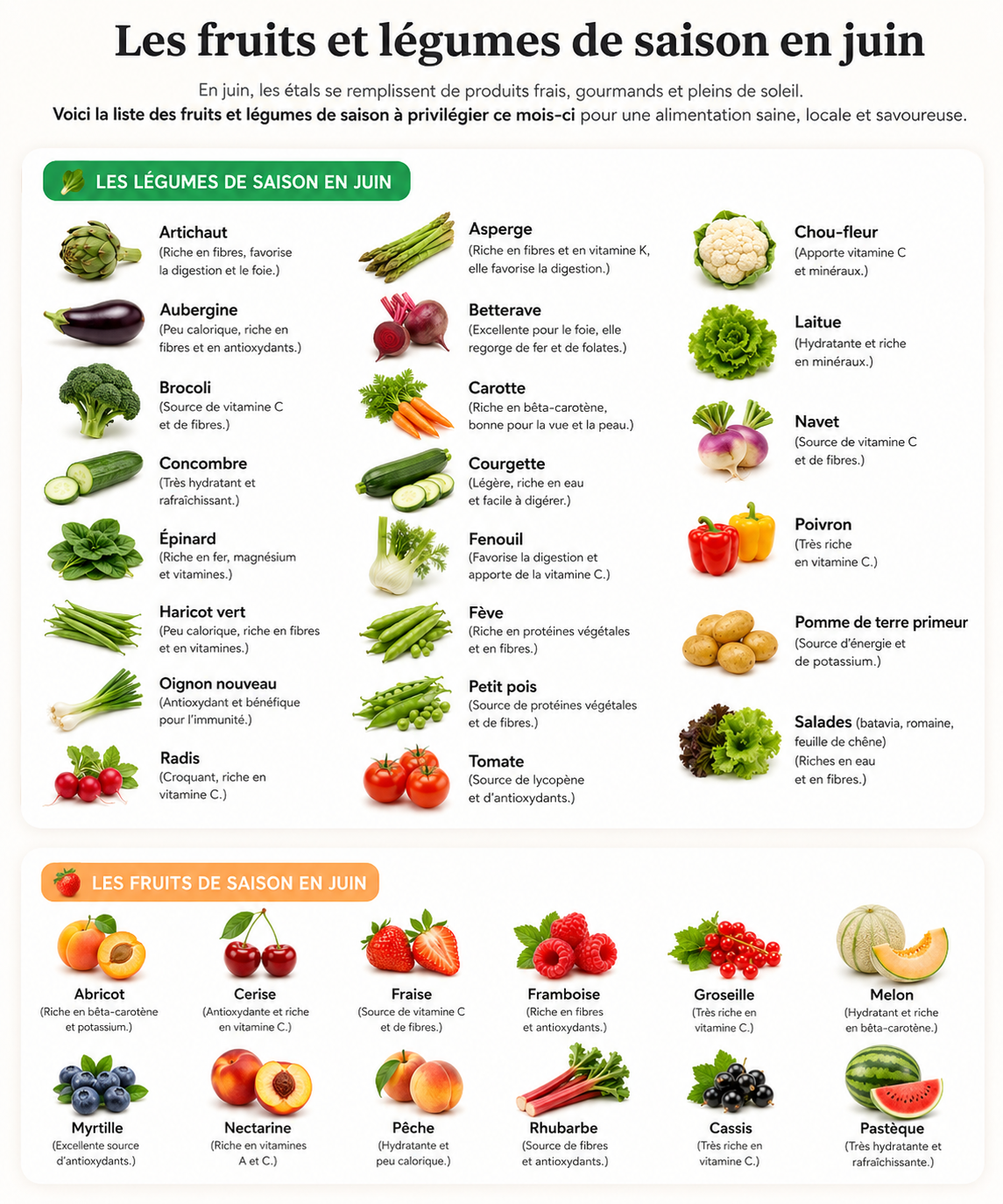 juin fruits et legumes